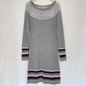 Athleta Fair Isle Knit Sweater Dress